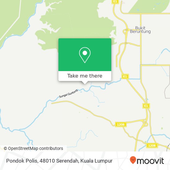 Pondok Polis, 48010 Serendah map
