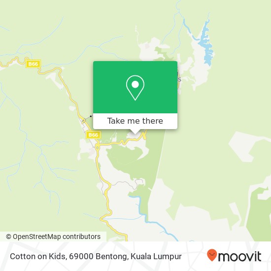 Cotton on Kids, 69000 Bentong map