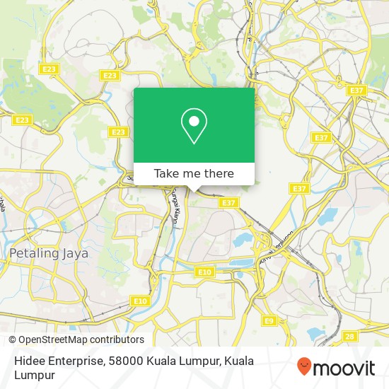 Hidee Enterprise, 58000 Kuala Lumpur map