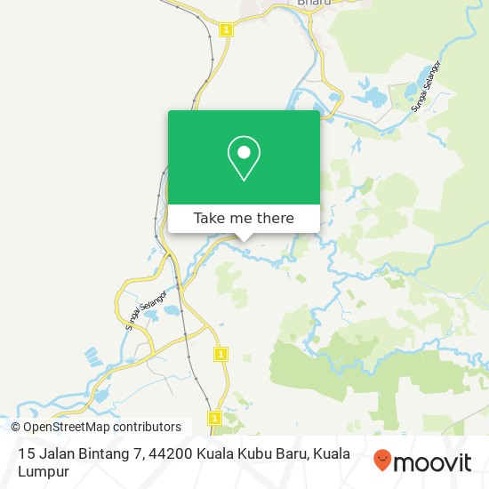 15 Jalan Bintang 7, 44200 Kuala Kubu Baru map