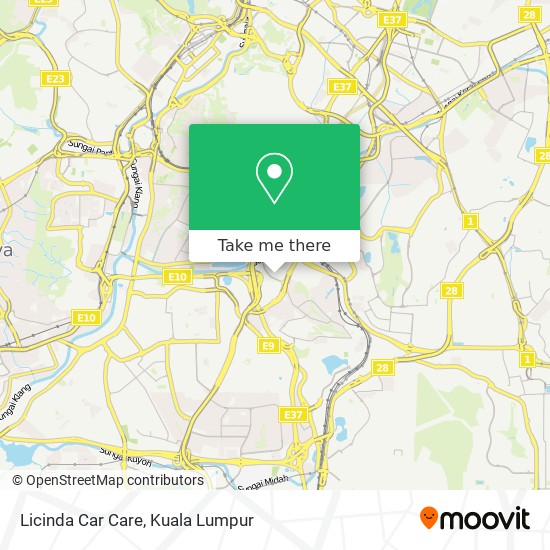 Licinda Car Care map