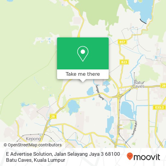 E Advertise Solution, Jalan Selayang Jaya 3 68100 Batu Caves map