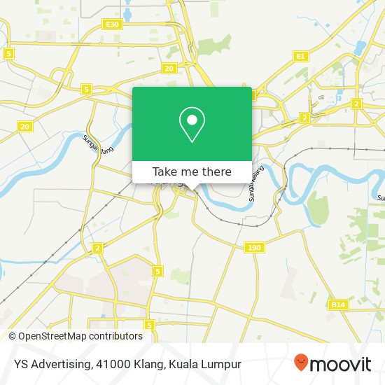 YS Advertising, 41000 Klang map