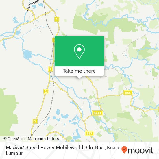 Maxis @ Speed Power Mobileworld Sdn. Bhd. map