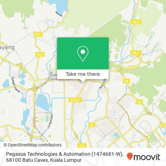 Pegasus Technologies & Automation (1474681-W), 68100 Batu Caves map