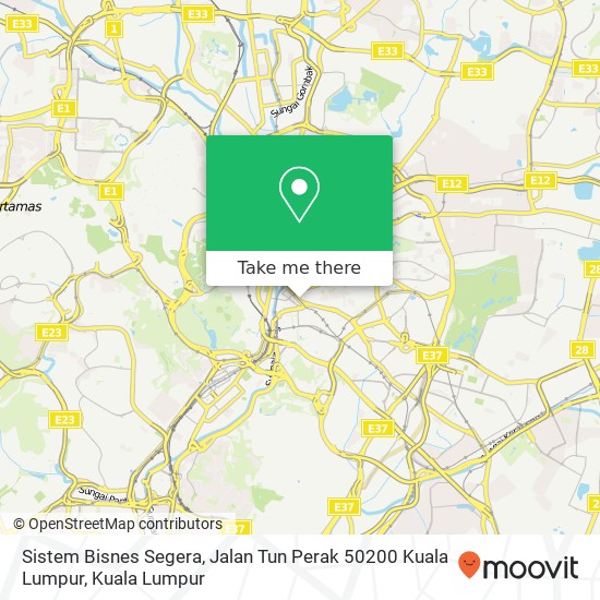 Sistem Bisnes Segera, Jalan Tun Perak 50200 Kuala Lumpur map