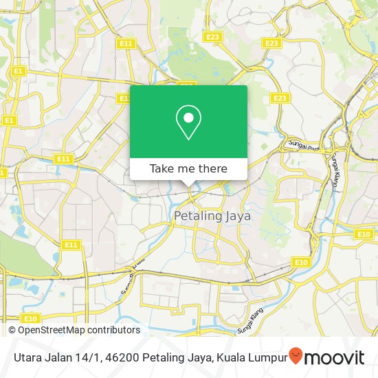 Utara Jalan 14 / 1, 46200 Petaling Jaya map