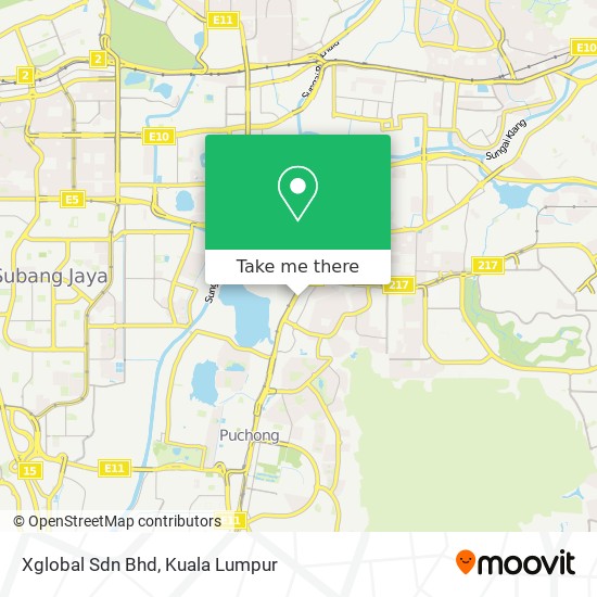 Xglobal Sdn Bhd map