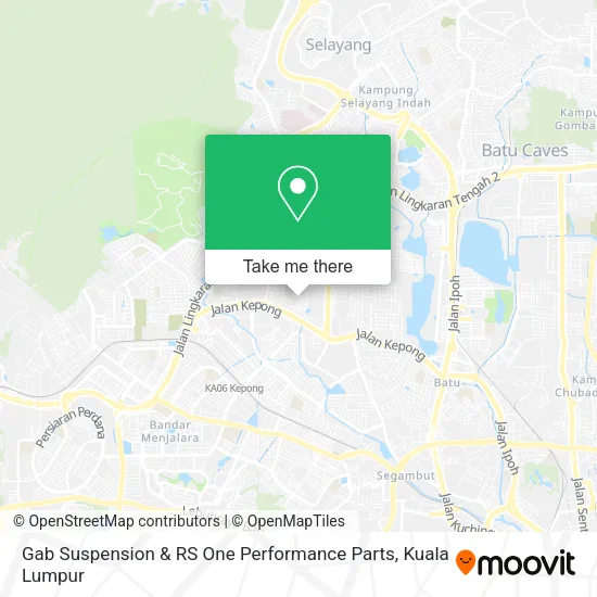 Gab Suspension & RS One Performance Parts map