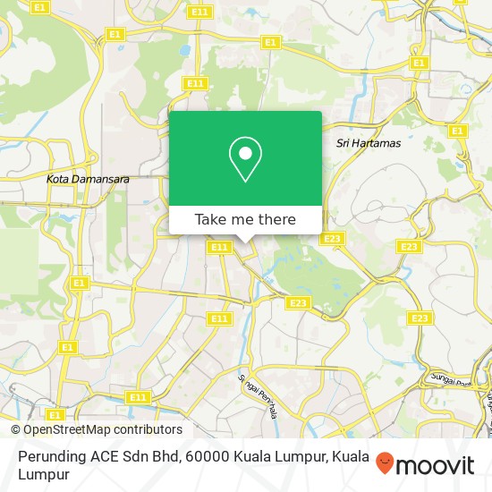 Peta Perunding ACE Sdn Bhd, 60000 Kuala Lumpur