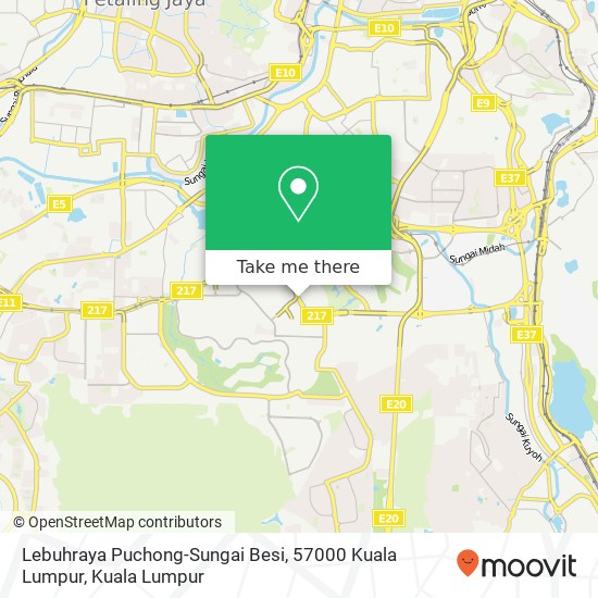 Lebuhraya Puchong-Sungai Besi, 57000 Kuala Lumpur map