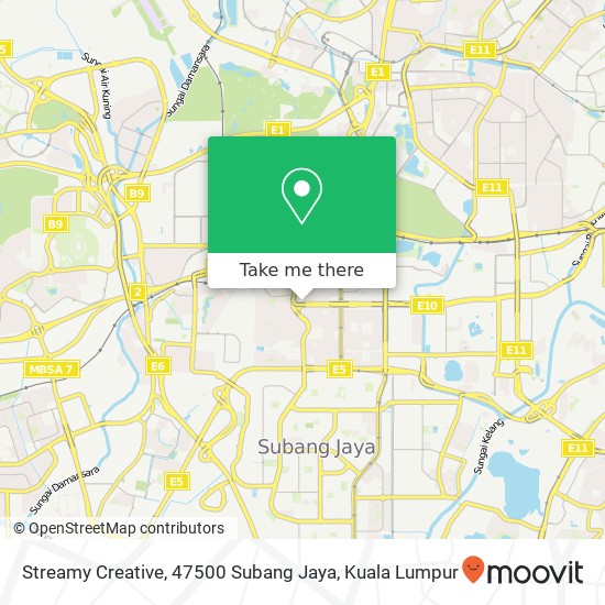 Streamy Creative, 47500 Subang Jaya map