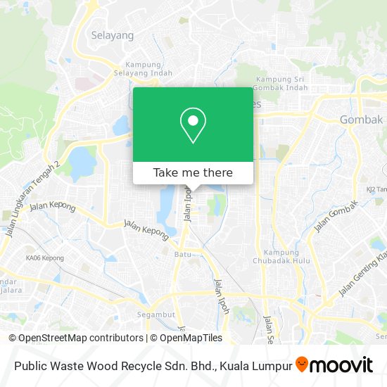 Public Waste Wood Recycle Sdn. Bhd. map