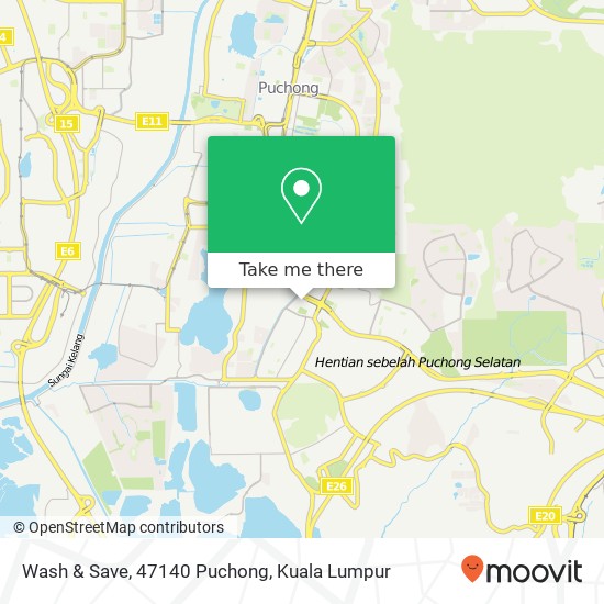 Peta Wash & Save, 47140 Puchong