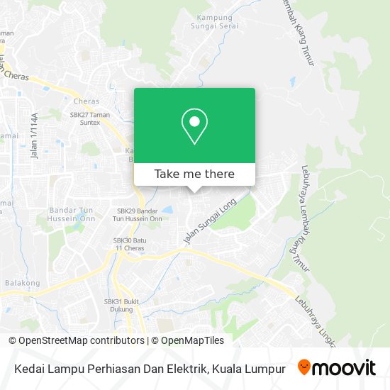 Peta Kedai Lampu Perhiasan Dan Elektrik