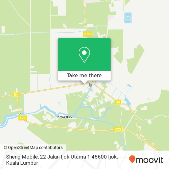 Sheng Mobile, 22 Jalan Ijok Utama 1 45600 Ijok map