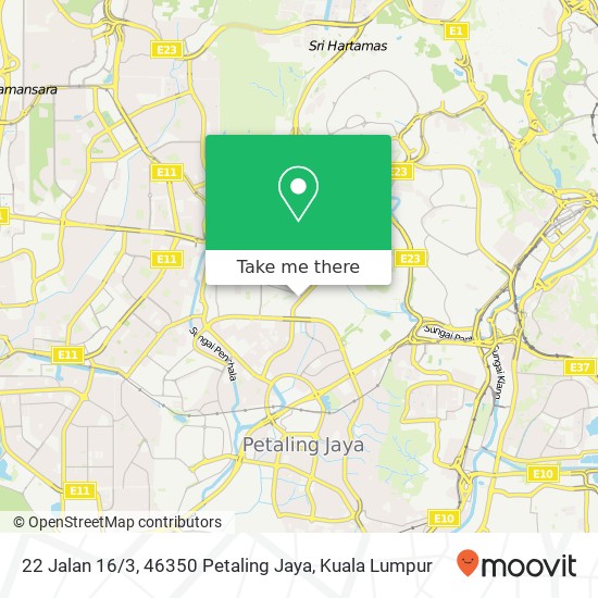 Peta 22 Jalan 16 / 3, 46350 Petaling Jaya