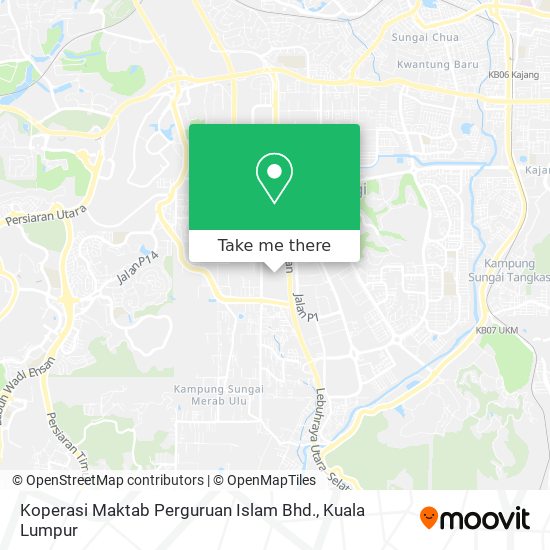 Koperasi Maktab Perguruan Islam Bhd. map