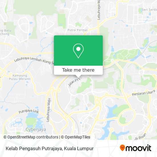 Peta Kelab Pengasuh Putrajaya