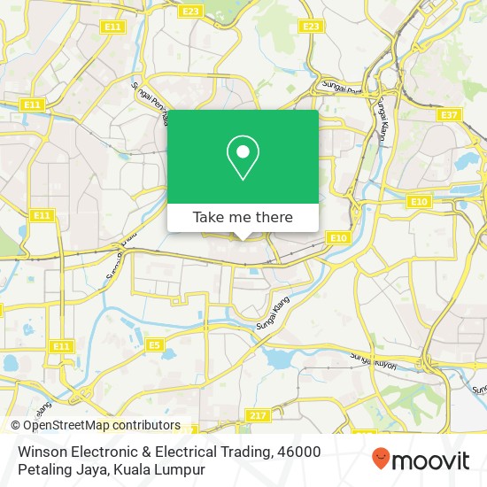Winson Electronic & Electrical Trading, 46000 Petaling Jaya map