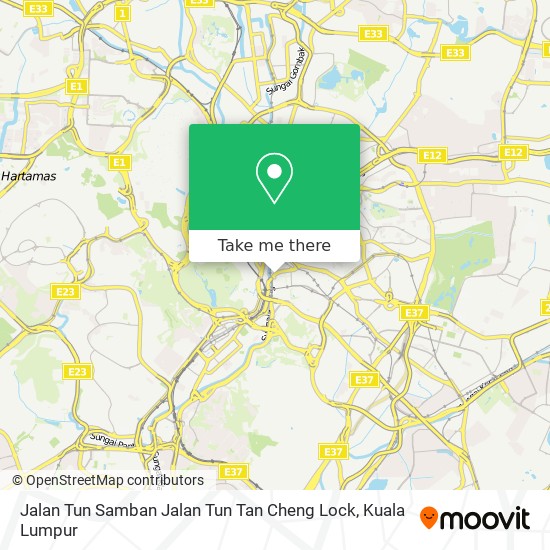 Peta Jalan Tun Samban Jalan Tun Tan Cheng Lock