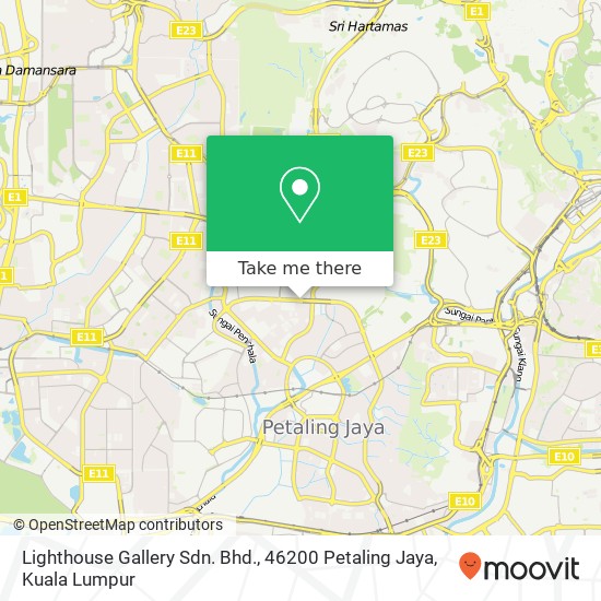 Lighthouse Gallery Sdn. Bhd., 46200 Petaling Jaya map