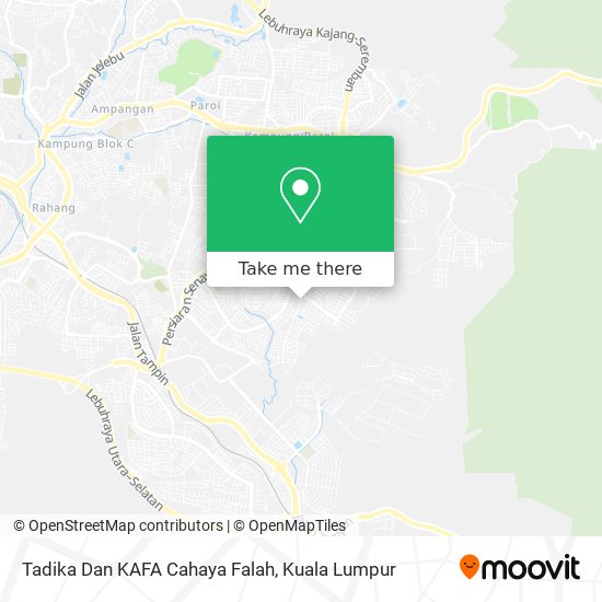 Tadika Dan KAFA Cahaya Falah map