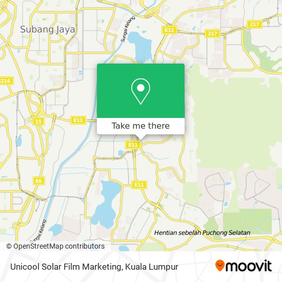 Peta Unicool Solar Film Marketing