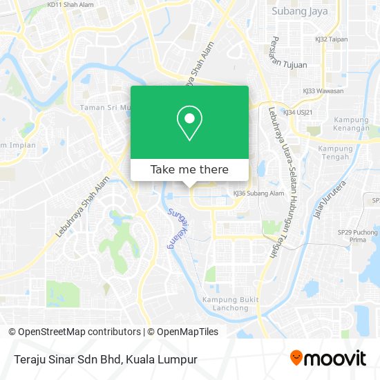 Teraju Sinar Sdn Bhd map
