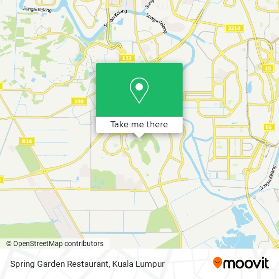 Spring Garden Restaurant map