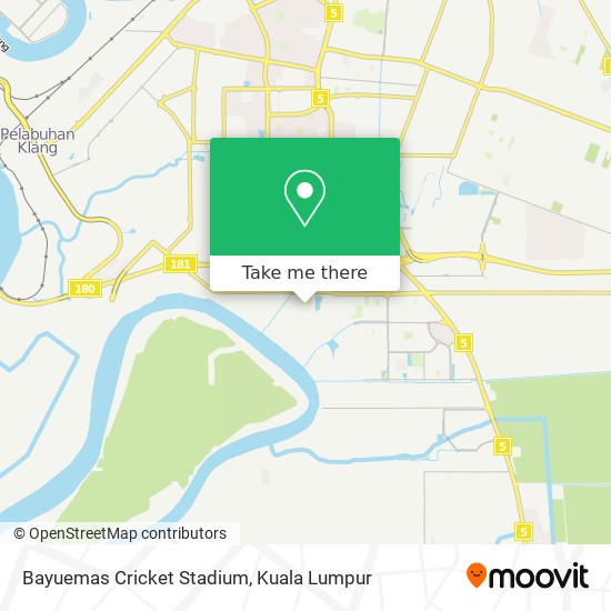 Bayuemas Cricket Stadium map