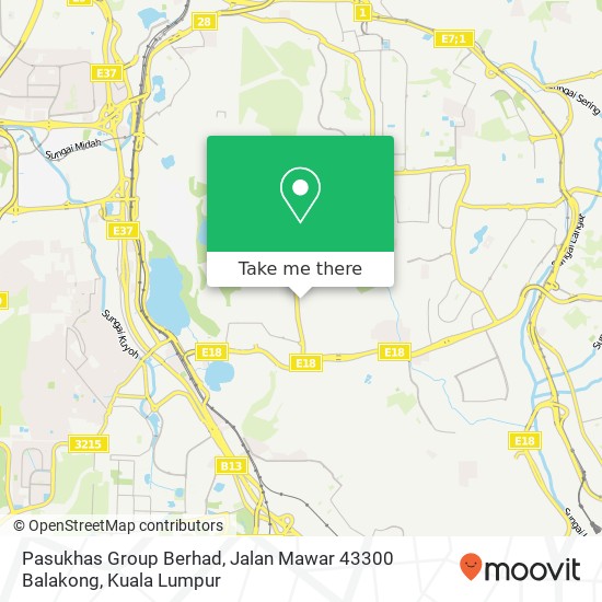 Pasukhas Group Berhad, Jalan Mawar 43300 Balakong map