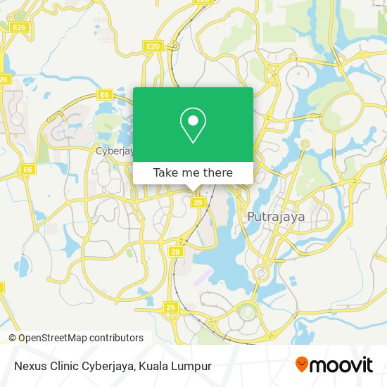 Nexus Clinic Cyberjaya map