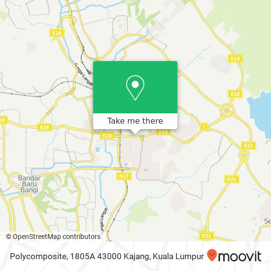 Polycomposite, 1805A 43000 Kajang map