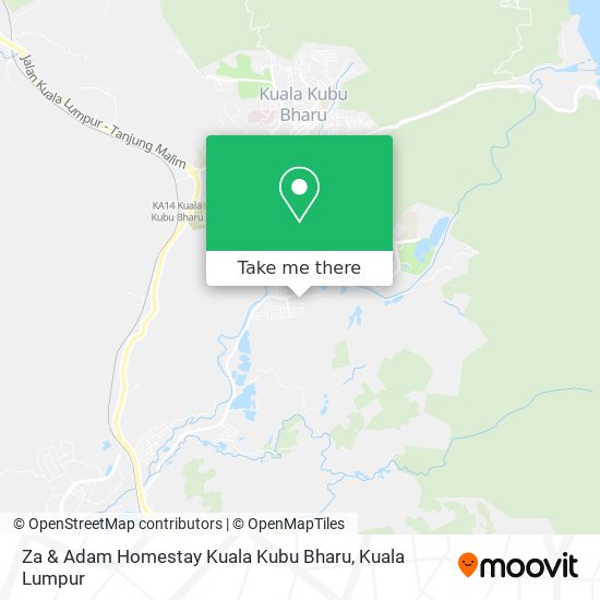 Peta Za & Adam Homestay Kuala Kubu Bharu