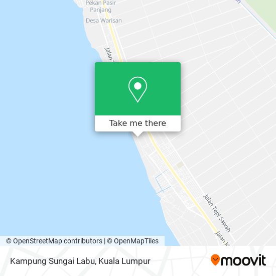 Kampung Sungai Labu map