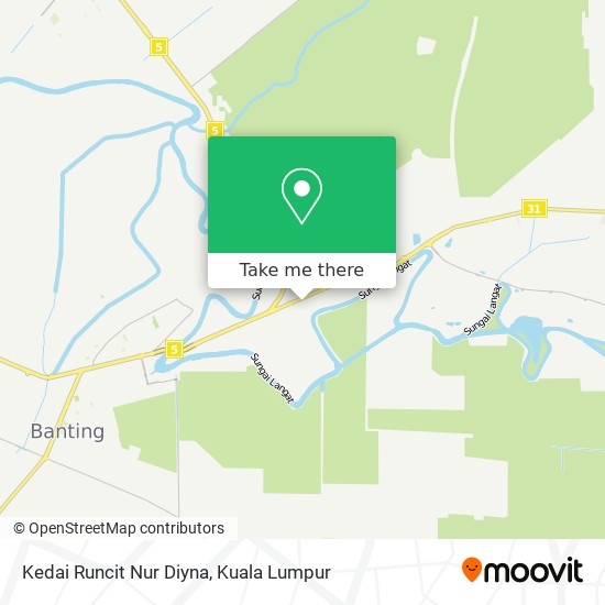 Kedai Runcit Nur Diyna map