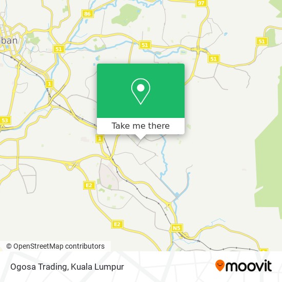 Ogosa Trading map