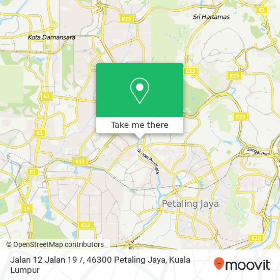 Jalan 12 Jalan 19 /, 46300 Petaling Jaya map