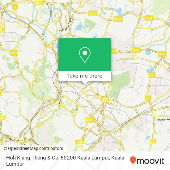 Hoh Kiang Theng & Co, 50200 Kuala Lumpur map
