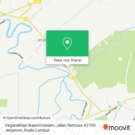 Veganathan Superimaniam, Jalan Sentosa 42700 Jenjarom map