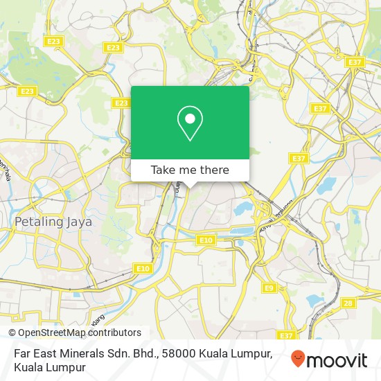 Far East Minerals Sdn. Bhd., 58000 Kuala Lumpur map