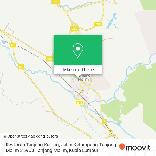 Restoran Tanjung Kerling, Jalan Kelumpang-Tanjong Malim 35900 Tanjong Malim map