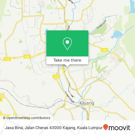 Peta Jasa Bina, Jalan Cheras 43000 Kajang
