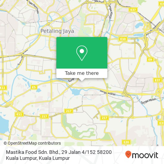 Mastika Food Sdn. Bhd., 29 Jalan 4 / 152 58200 Kuala Lumpur map