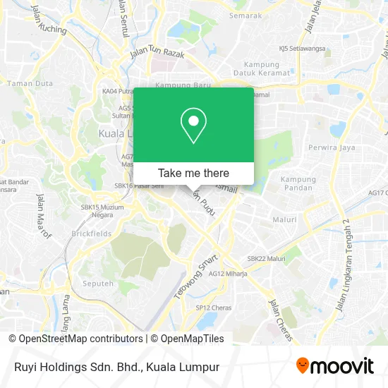 Ruyi Holdings Sdn. Bhd. map