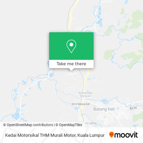 Kedai Motorsikal THM Murali Motor map