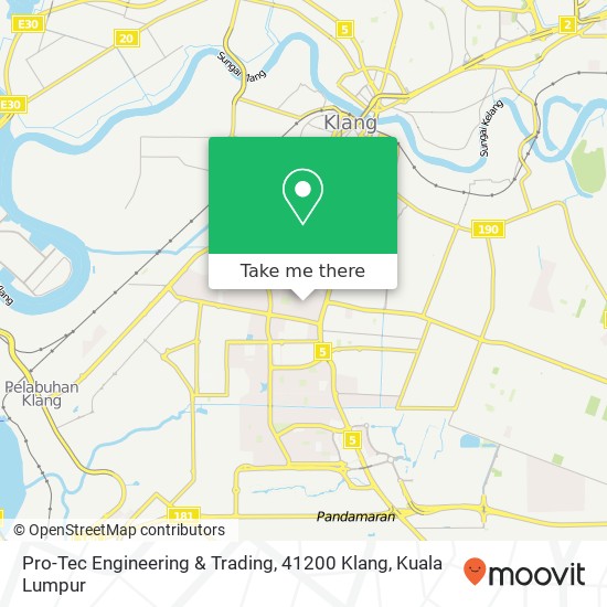 Pro-Tec Engineering & Trading, 41200 Klang map