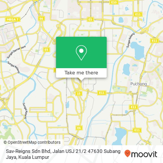 Sav-Reigns Sdn Bhd, Jalan USJ 21 / 2 47630 Subang Jaya map