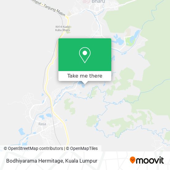 Bodhiyarama Hermitage map